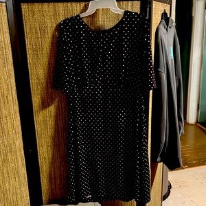 Connected Apparel Polka Dot Dress